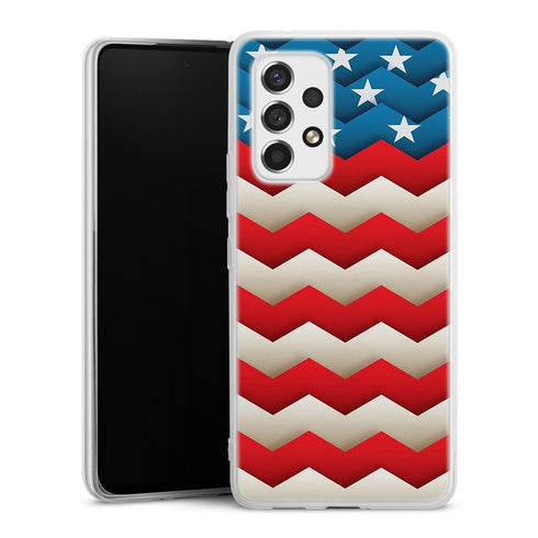 Coque pour Samsung A53 5G Usa Chevrons Vote