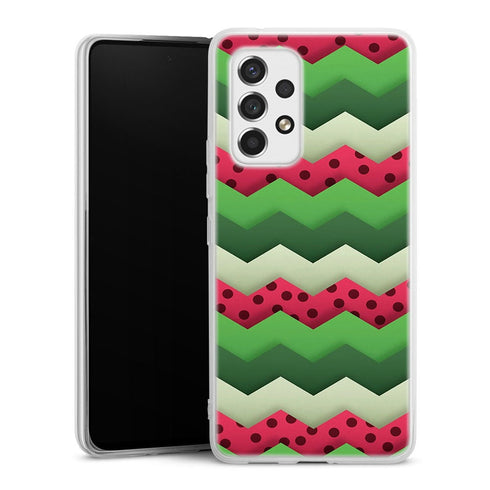 Coque pour Samsung A53 5G Pasteque Summer Chevrons