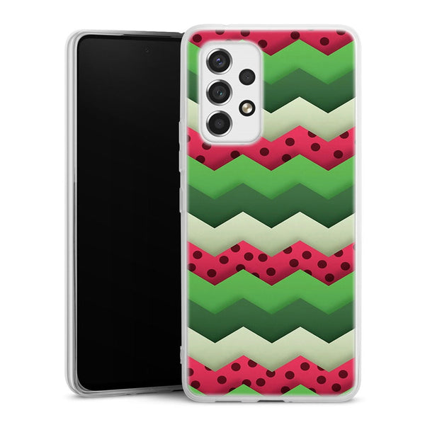 Coque pour Samsung A53 5G Pasteque Summer Chevrons