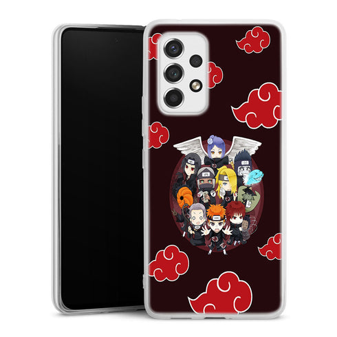 coque samsung A53 5G Chibi Akatsuki Montage