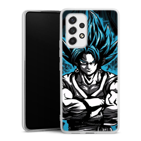 coque samsung A53 5G Dragon Ball Super Goku SSJ God
