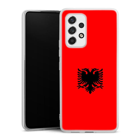 coque samsung A53 5G drapeau albanais
