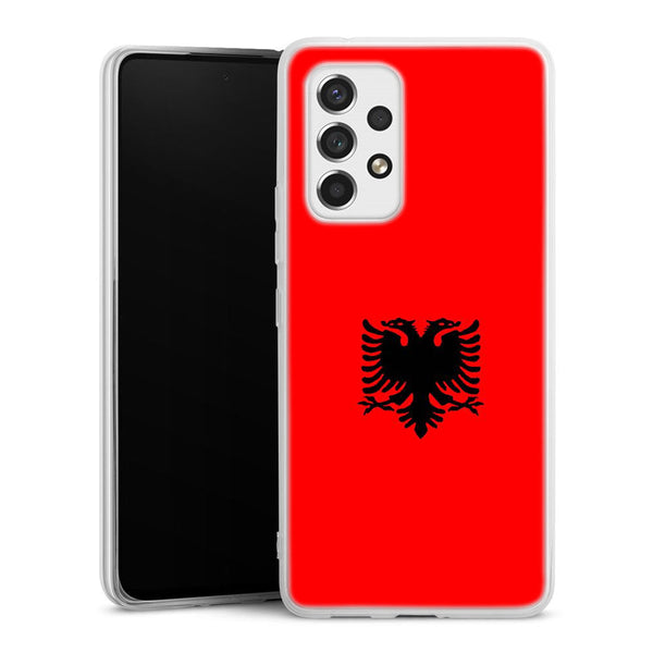 coque samsung A53 5G drapeau albanais