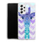 Coque Samsung Galaxy A53 5G Glitter Girafe Bleu