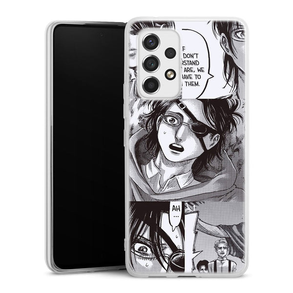 coque samsung a53 5g Hange Zoe attaque sur Titan