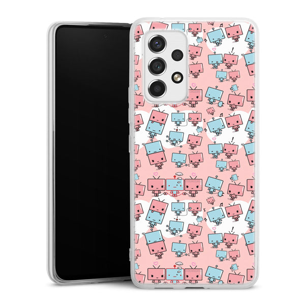 Coque Samsung Galaxy A53 5G originale Kawaïi Robots