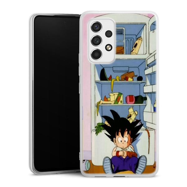 coque samsung A53 5G Kid Goku fridge Art Anime Manga