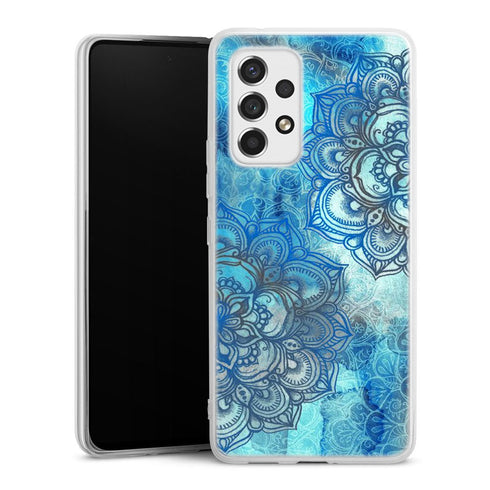 Coque pour Samsung A53 5G Blue Lost Mandala