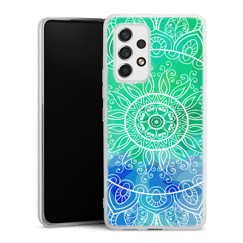 Coque pour Samsung A53 5G Green deal Mandala