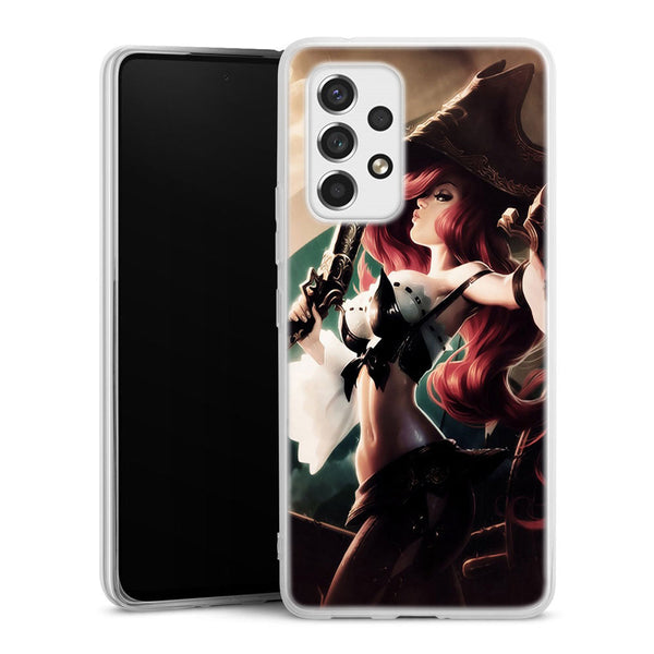 coque samsung A53 5G Manga Girl Pirate