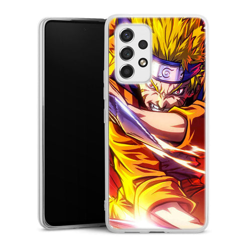 coque samsung A53 5G Naruto Influence de Kyubi