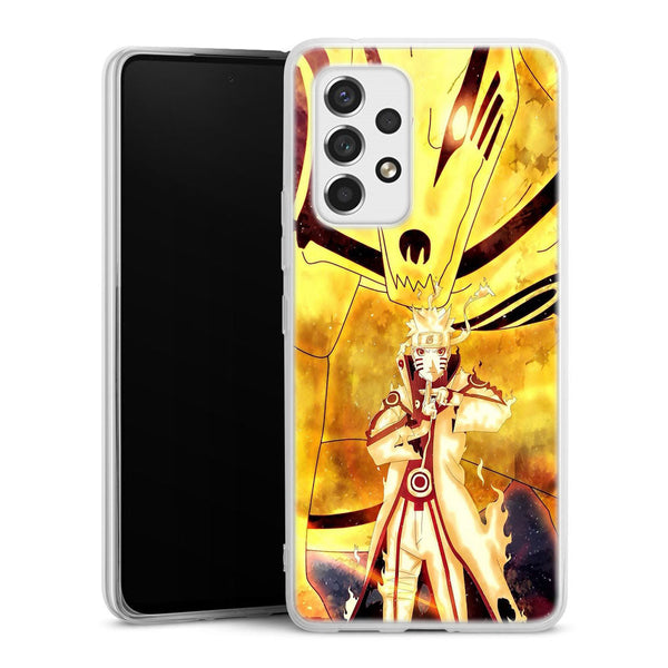 coque samsung A53 5G Naruto Kyubi Jaune