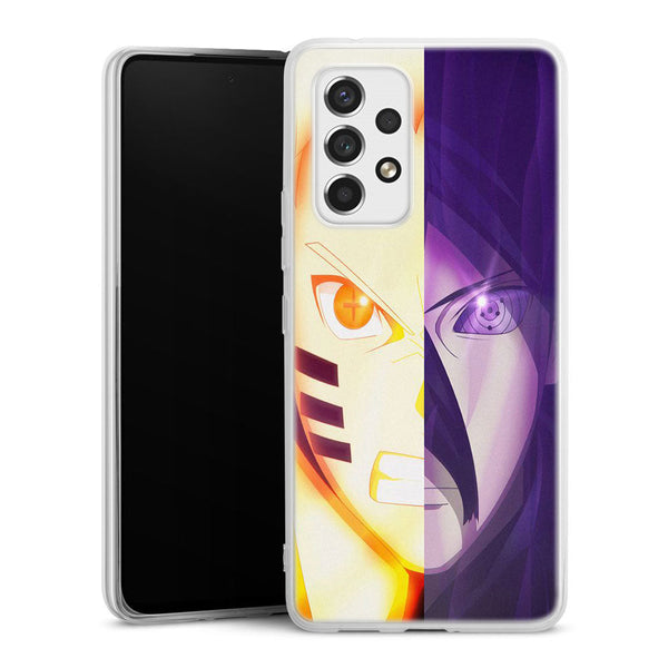 coque samsung A53 5G Naruto Vs Sasuke