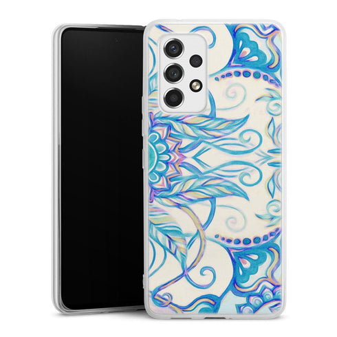 Coque pour Samsung A53 5G Vintage Pearl Floral