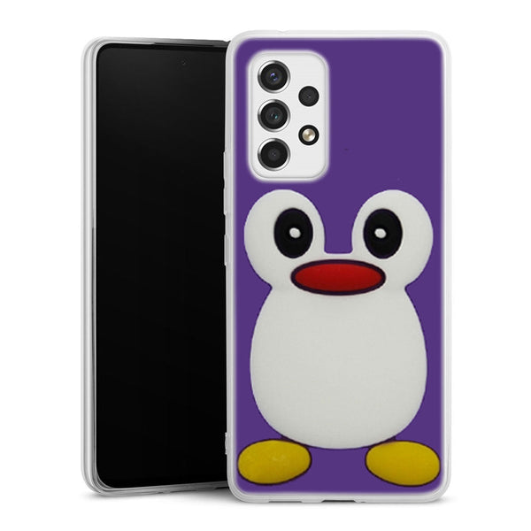 Coque Samsung Galaxy A53 5G Pingouin Violet