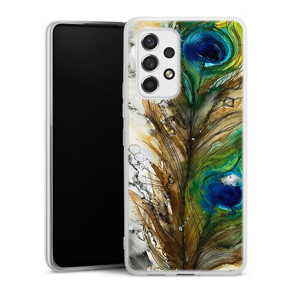 Coque Samsung Galaxy A53 5G Plume de Paon
