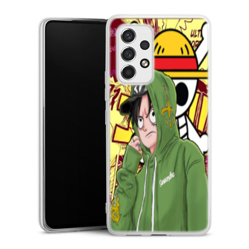 coque samsung a53 5g Singe Luffy