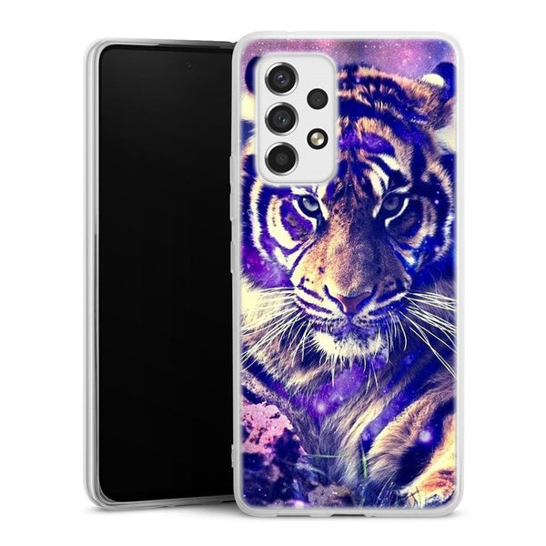Coque Samsung Galaxy A53 5G Tigre Bleu de Russie