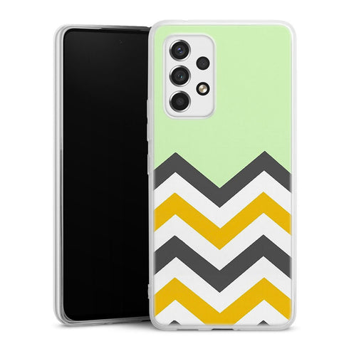Coque Samsung A53 5G originale Zig Zag Menthe