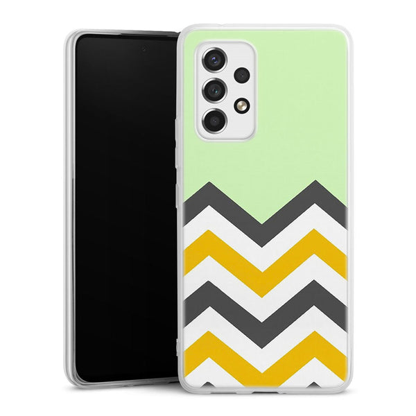 Coque Samsung A53 5G originale Zig Zag Menthe
