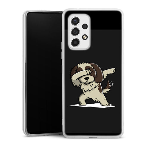 Coque Samsung Galaxy A53 5G Dog shih tzu dabbing