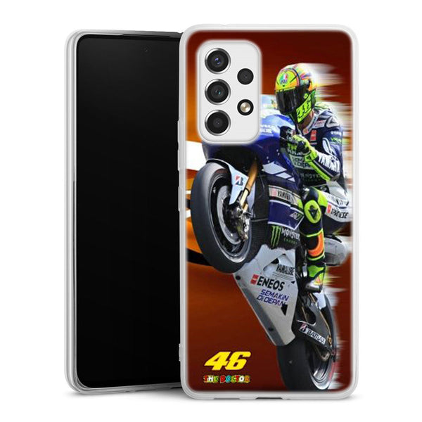 Coque Telephone Samsung A53 5G originale Fan de yamaha en feu vr46 doctors
