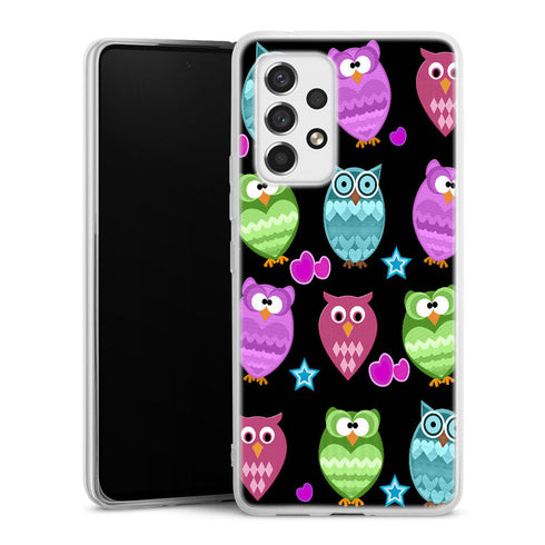 Coque pour Samsung A53 5G Funky owls