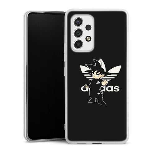 coque samsung A53 5G Goku bad guy adidas jogging
