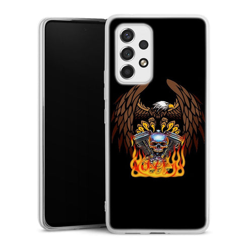 Coque Samsung Galaxy A53 5G Harley Davidson Skull engine