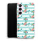 Coque Samsung A55 5G ancres et fleurs