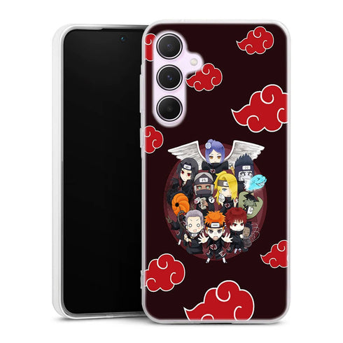 Coque Samsung Galaxy A55 Chibi Akatsuki Montage