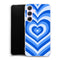 Coque Samsung A55 Coeur Bleu