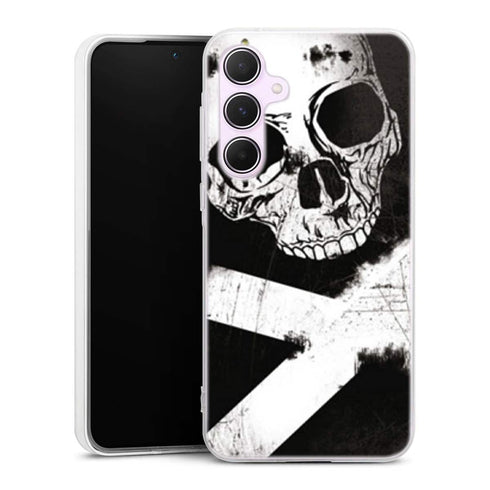 Coque Samsung A55 5G Tête de Mort Pirate