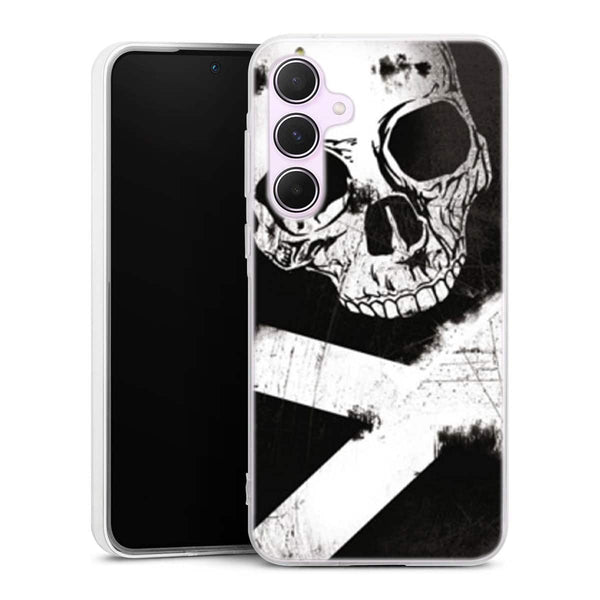 Coque Samsung A55 5G Tête de Mort Pirate