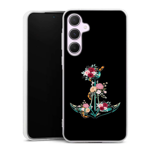 Coque Samsung A55 5G Fleurs d'ancre