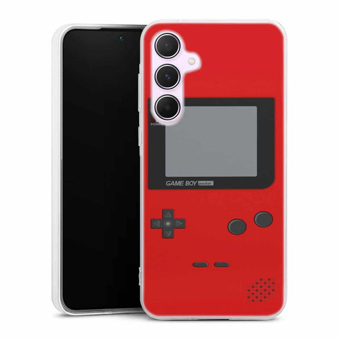 Coque Samsung A55 5g mobile Game Boy Rouge