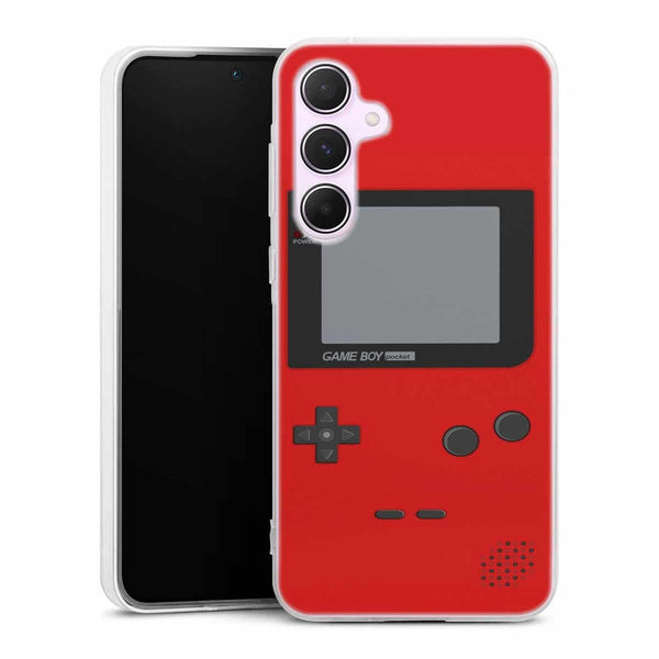 Coque Samsung A55 5g mobile Game Boy Rouge