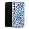 Coque Samsung A55 5G Jardin flottant motif aquarelle en bleu