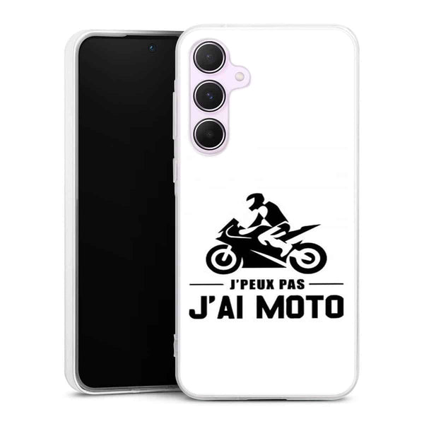 Coque Samsung A55 5g Je peux pas j'ai moto