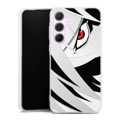 Coque Samsung Galaxy A55 Naruto Kakashi Oeil Sharingan