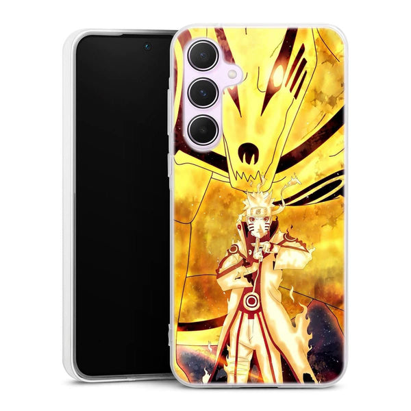 Coque Samsung Galaxy A55 Naruto Kyubi Jaune