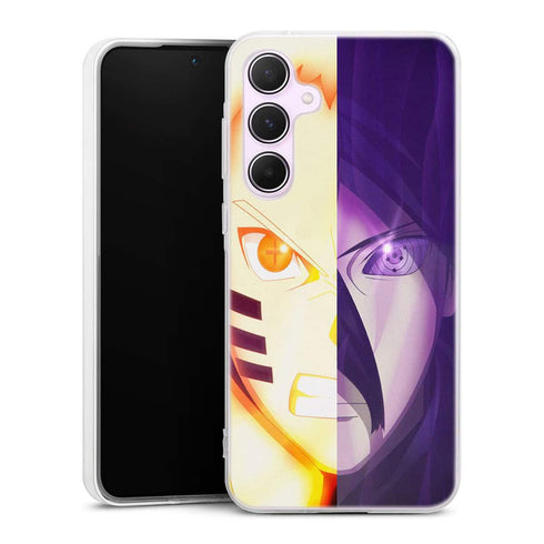 Coque Samsung Galaxy A55 Naruto Vs Sasuke