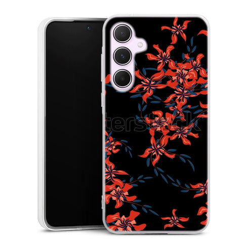 Coque Samsung A55 5G Rouge en Noir