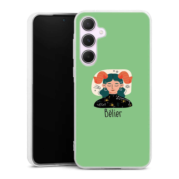 Coque protection Samsung A55 5G Zodiac Belier