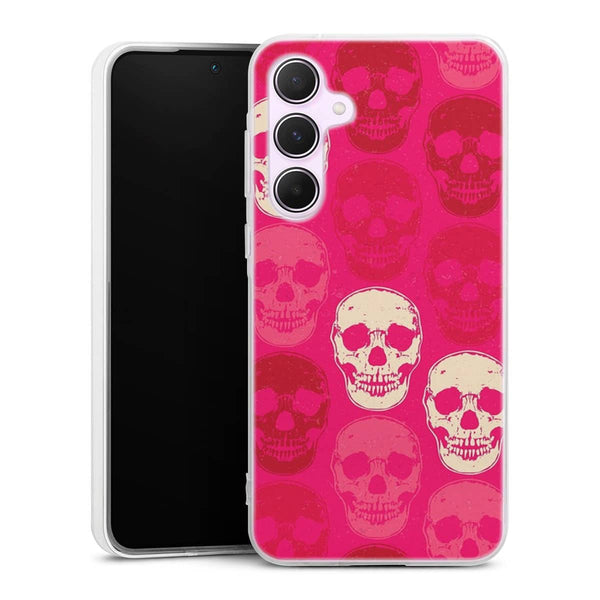Coque pour Samsung A55 5G original Skull Rose