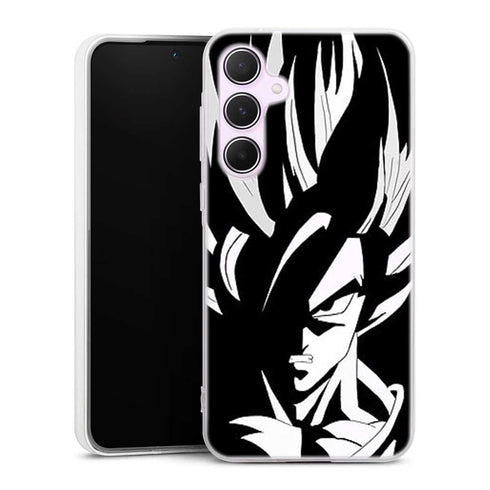Coque Samsung Galaxy A55 Super Sayian et Sango KU