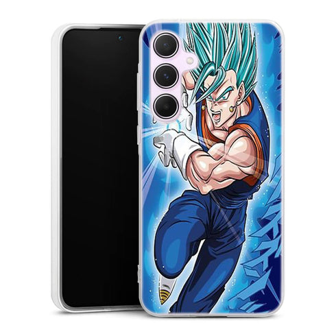 Coque Samsung Galaxy A55 Super Vegeta Bleu