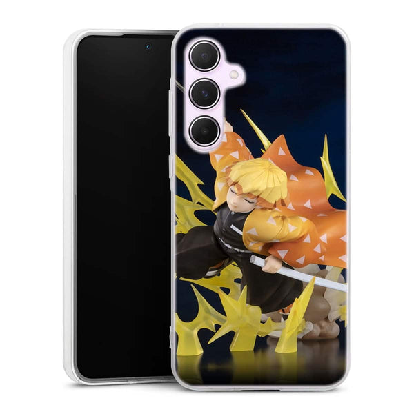 Coque Samsung Galaxy A55 Zenitsu demon slayer