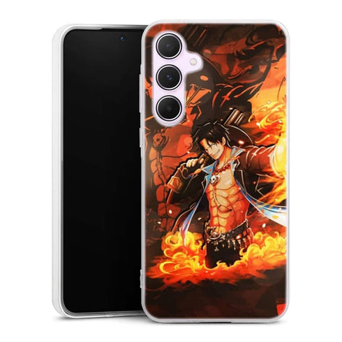 Coque Samsung Galaxy A55 Ace Fire Portgas