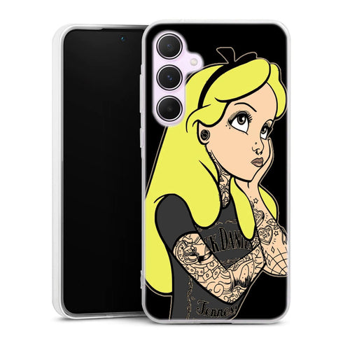 Coque Samsung A55 5g Alice Jack Daniels Tatoo